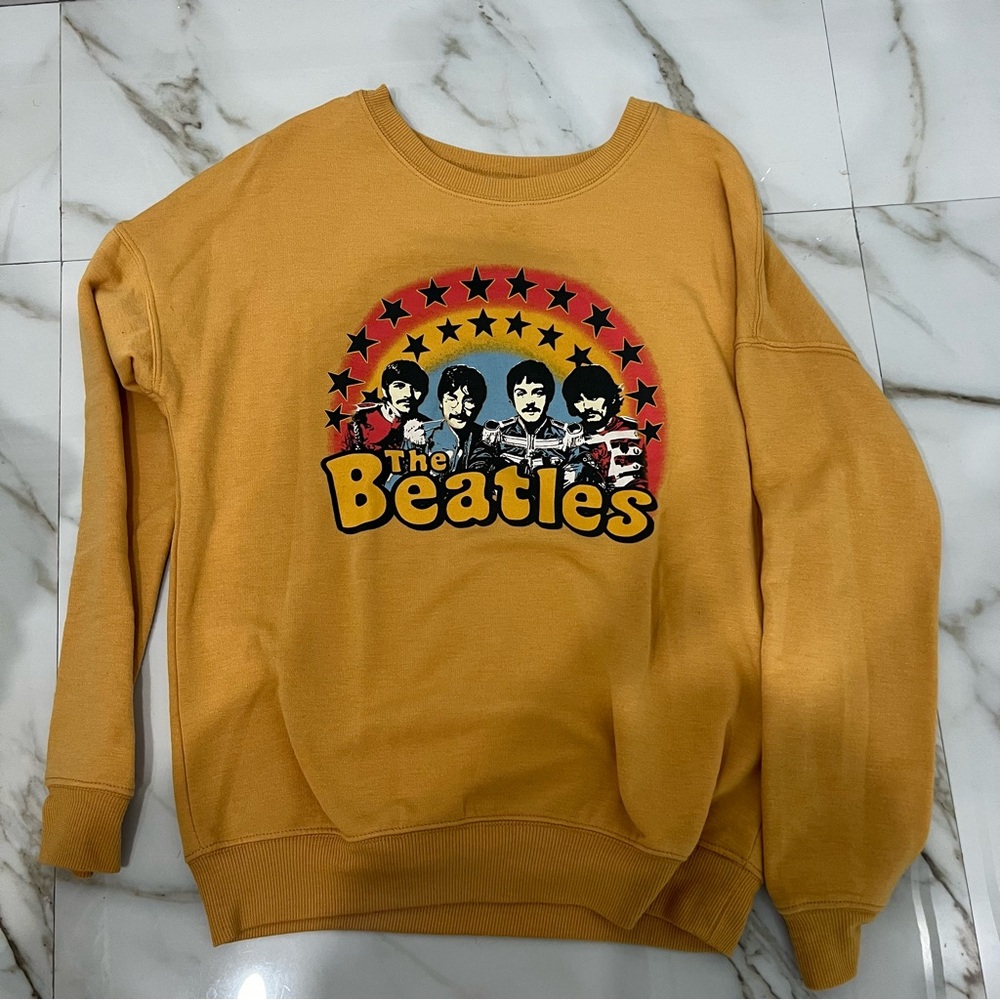 The Beatles mustard sweater